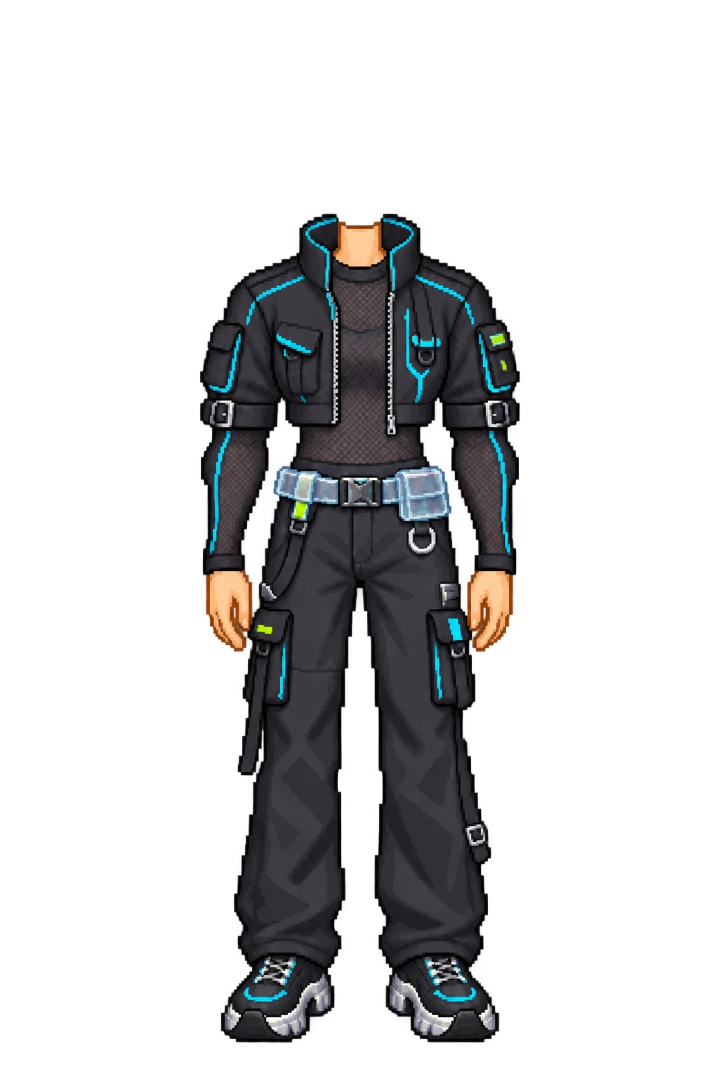 Selected body and outfit