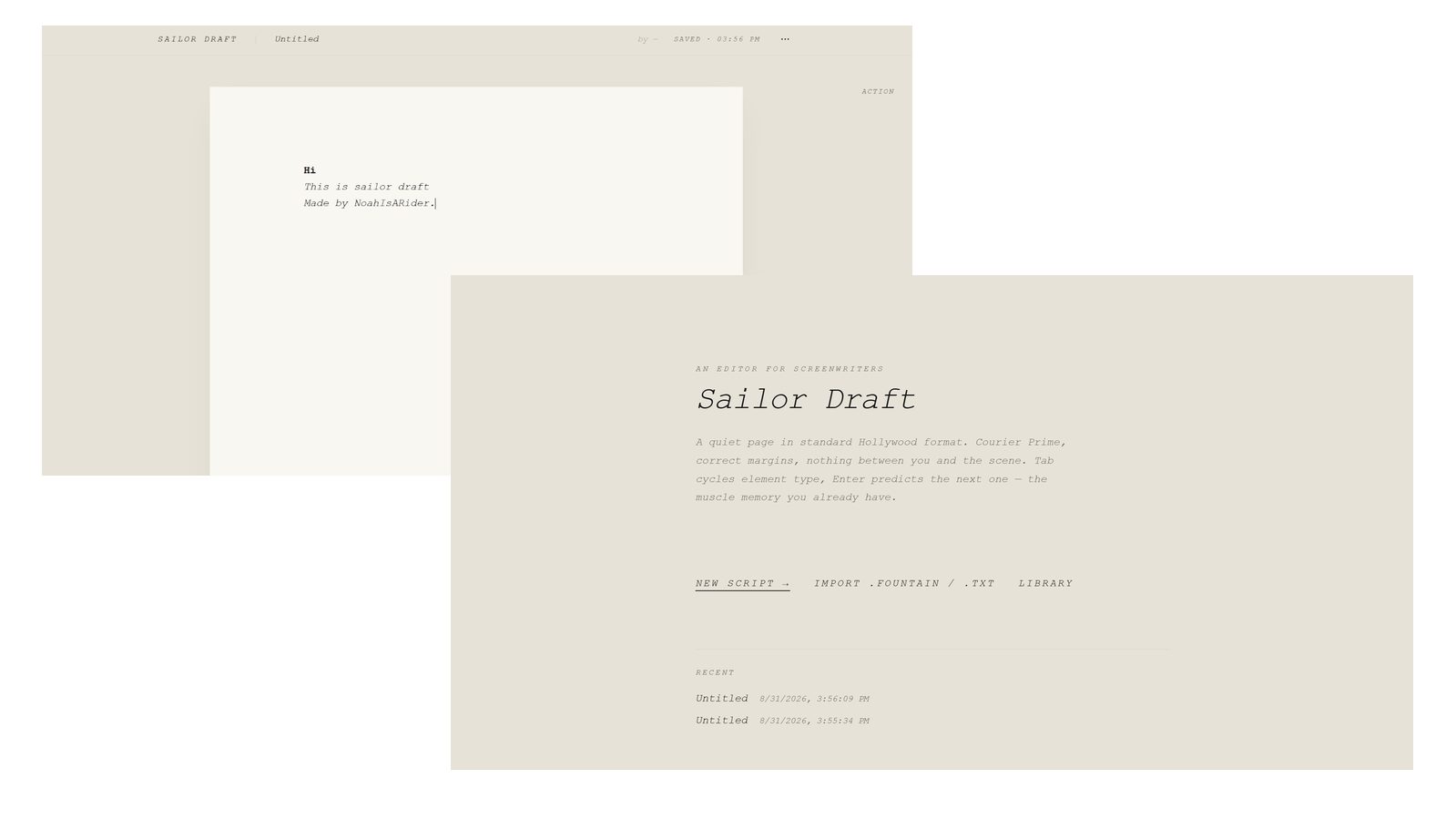Sailor Draft